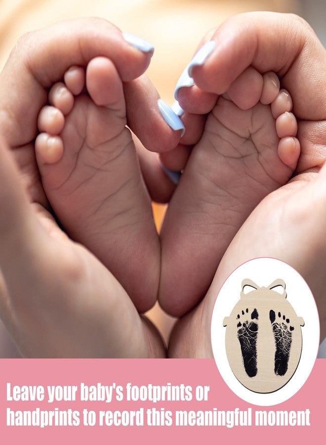 Nogeqi Hello World Newborn Sign Baby Name Announcement Sign Bow Birth Announcement Sign for Hospital Baby Welcome for Boys and Girls Photo Props Shower Nursery - Image 5